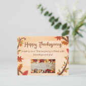 bedankt met kaart (Staand voorkant)