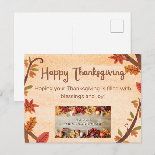 bedankt met kaart (Voorkant / Achterkant)