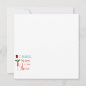 Bedankt Mijn liefde Welkom thuis Kaart (Achterkant)