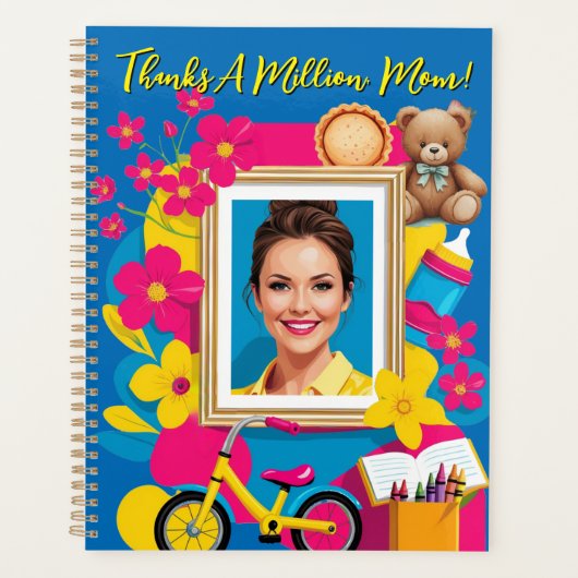 bedankt miljoen, mama! Moederdag Planner (Voorkant)
