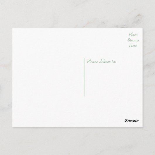 Bedankt Mint Green en White Polka Dots Briefkaart (Achterkant)