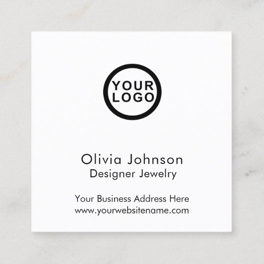 Bedankt Modern Elegant Handschrift Visitekaartje (Achterkant)