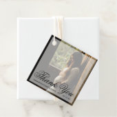 Bedankt Moderne Foto Genderneutraal Baby shower Bedankjes Labels (In situ)