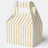 Bedankt Moderne gouden strepen 40e verjaardag Bedankdoosjes (Achterkant)