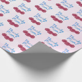 Bedankt Moeder met Anjer Bloem voor Moederdag Cadeaupapier (Hoek)