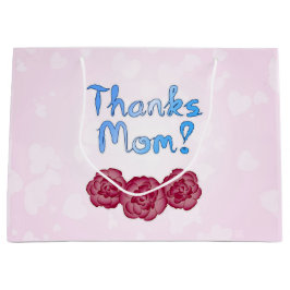 Bedankt Moeder met Anjer Bloem voor Moederdag Groot Cadeauzakje