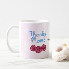 Bedankt Moeder met Anjer Bloem voor Moederdag Koffiemok