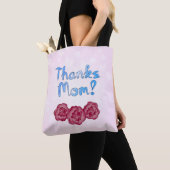 Bedankt Moeder met Anjer Bloem voor Moederdag Tote Bag (Dichtbij)