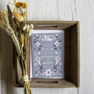 Bedankt, Moeder Scandinavische volkskunst waarderi Feestdagenkaart