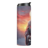 Bedankt Moeder-Thermische Tumbler Thermosbeker (Gedraaid links)
