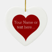 BEDANKT MOM VOOR HET HEBBEN VAN ME Typografie Keramisch Ornament (Achterkant)