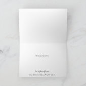 Bedankt Mooie Noorderlicht Winter Schrift Kaart (Binnen)