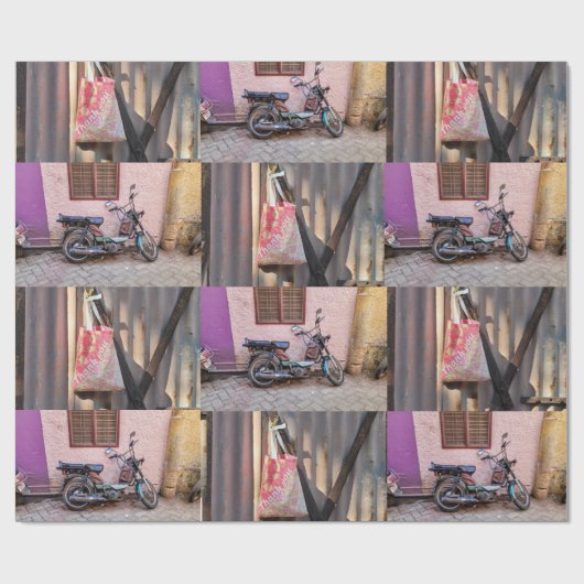 BEDANKT MOTO WALLPAPER CADEAUPAPIER (Vlak)