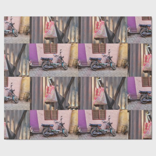 BEDANKT MOTO WALLPAPER CADEAUPAPIER (Zoom)