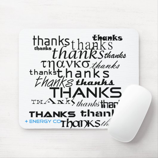 Bedankt Mousepad Muismat (Met muis)