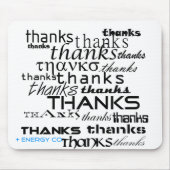 Bedankt Mousepad Muismat (Voorkant)