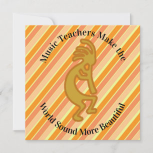 Bedankt Muziekleraar Kokopelli-waardering