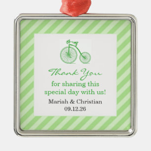 Bedankt Neutral Green Baby shower Favor Ornament