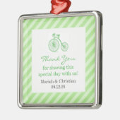 Bedankt Neutral Green Baby shower Favor Ornament (Links)