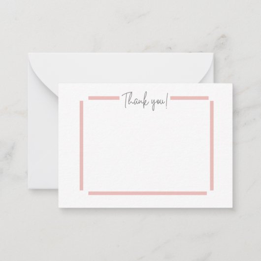 Bedankt Notitiekaartje (Achterkant)