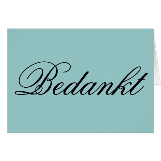 Bedankt notitiekaartje briefkaarten 0