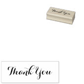 Bedankt - of jouw naam - gepersonaliseerde tekst rubberstempel (Gestempeld)