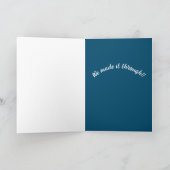 Bedankt om daar te zijn kaart. (Binnen)