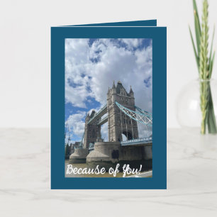 Bedankt om daar te zijn kaart.