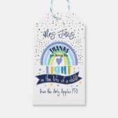 bedankt om de lichtcadeaulabels te zijn cadeaulabel (Voorkant)