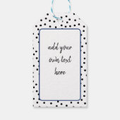 bedankt om de lichtcadeaulabels te zijn cadeaulabel (Achterkant)