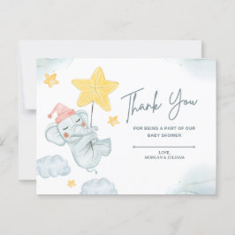 Bedankt om deel uit te maken van ons baby shower briefkaart