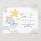 Bedankt om deel uit te maken van ons baby shower briefkaart (Voorkant)