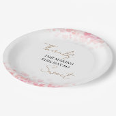 Bedankt om deze dag zo lief minimalistisch te make papieren bordje (Gekanteld)