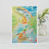 Bedankt om een constante vriend te zijn kaart (Staand voorkant)