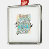 Bedankt om een geweldige leraar te zijn metalen ornament (Links)