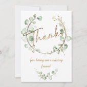 Bedankt om een geweldige vriend te zijn kaart (Voorkant)