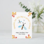 Bedankt om een goede Valentijn voor vriendenkring  Briefkaart (Staand voorkant)