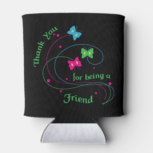 Bedankt om een vriend te zijn blikjeskoeler (Achterkant)