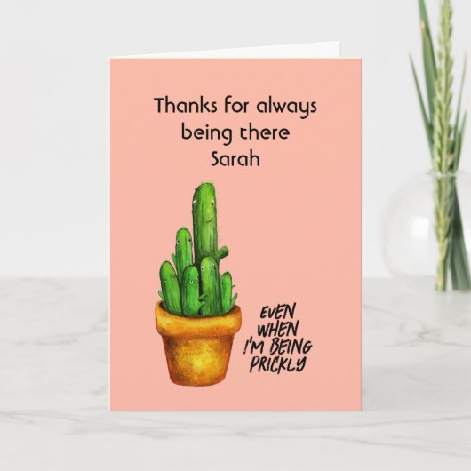 Bedankt om er altijd te zijn (Voorkant)