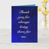 Bedankt om er altijd te zijn kaart (Gele Bloem)