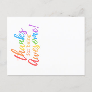 Bedankt om geweldige te worden feestdagenkaart