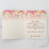 Bedankt om hier te zijn - Moederdag Kaart (Binnen)