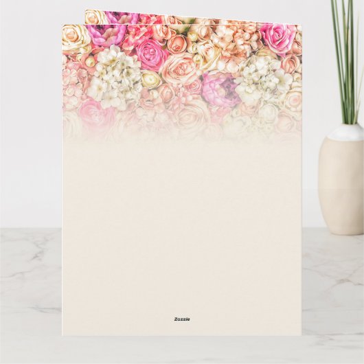 Bedankt om hier te zijn - Moederdag Kaart (Achterkant)