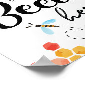 Bedankt om hier te zijn poster (Hoek)