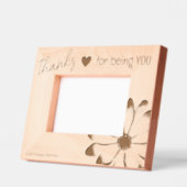 Bedankt om je lasergeëtste Afbeeldingen Lijst te z Gegraveerde Lijstjes (Links)