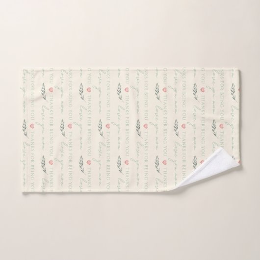 Bedankt om je mam-handdoekset te zijn bad handdoek (Handdoek)