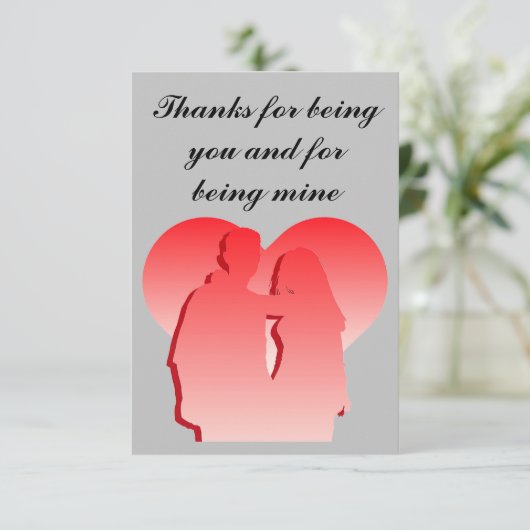 Bedankt om jou te zijn (Staand voorkant)