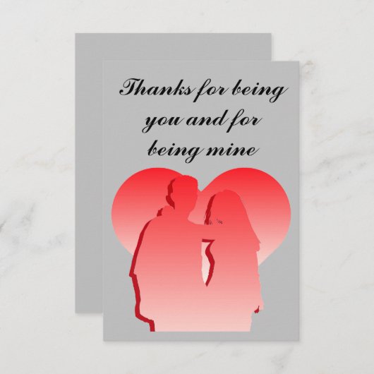 Bedankt om jou te zijn (Voorkant / Achterkant)