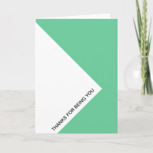 Bedankt om jou te zijn