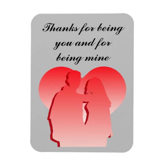 Bedankt om jou te zijn magneet (Verticaal)